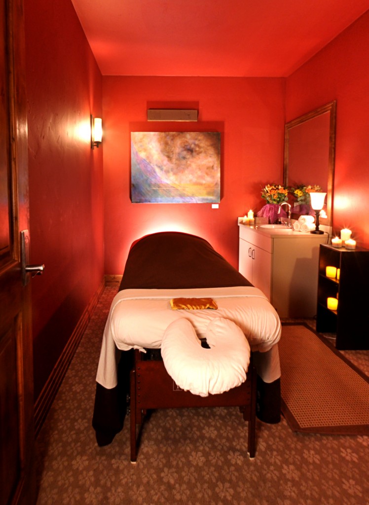 One of the special massage rooms at our Breckenridge spa.